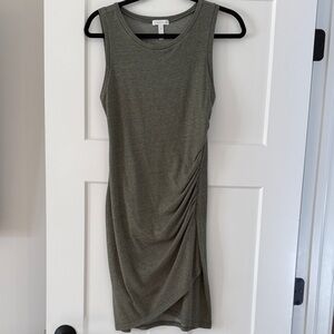 Leith Olive Midi Dress